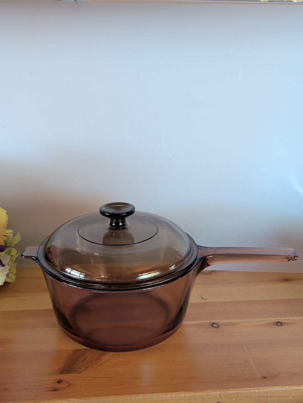 Vision Corning 2.5 L Glass Pot with Handle and Lid.🌟🌟🌟